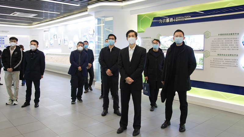 珠海市、杭州市科協領導到浙農科創園參觀考察